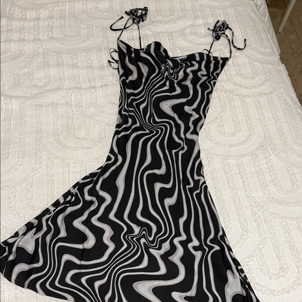 Zara silk mini dress